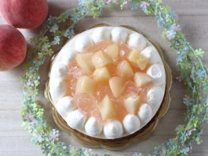 14:00 桃のケーキ【空3】
